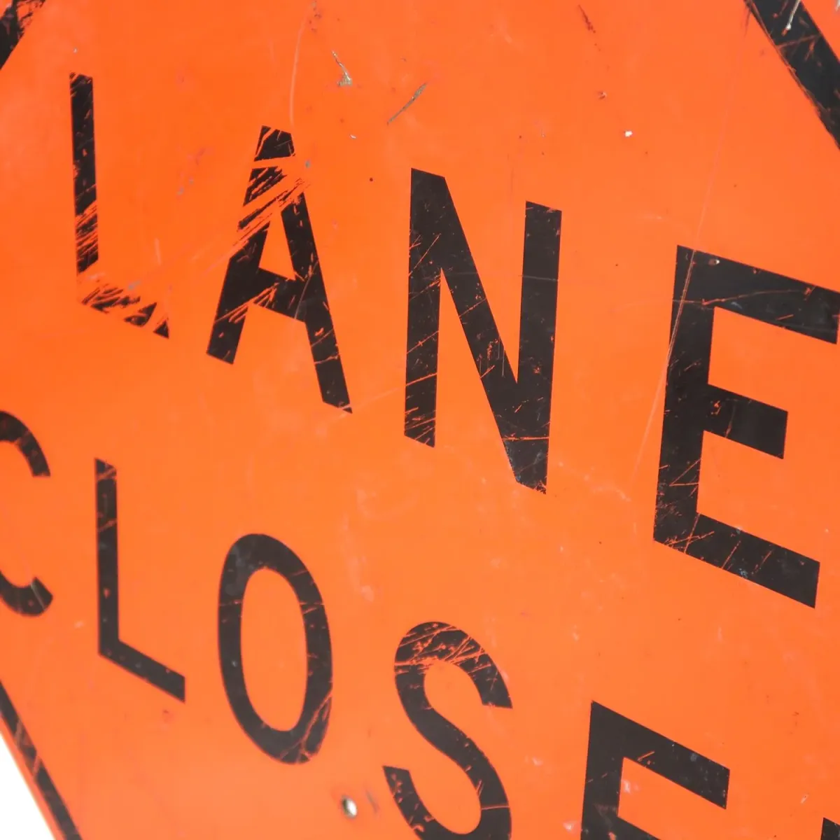 LANE CLOSED ビンテージ 大型ロードサイン