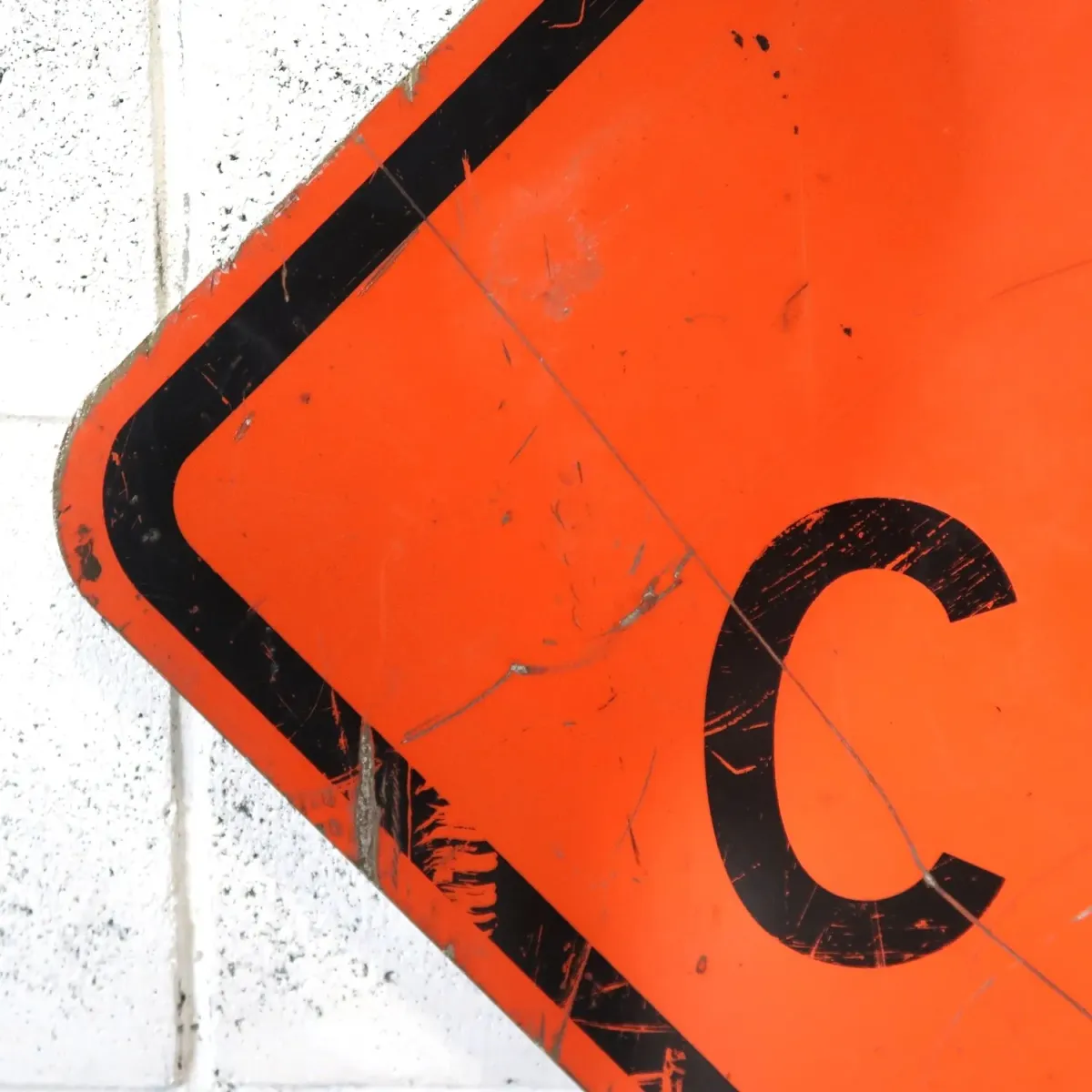 LANE CLOSED ビンテージ 大型ロードサイン