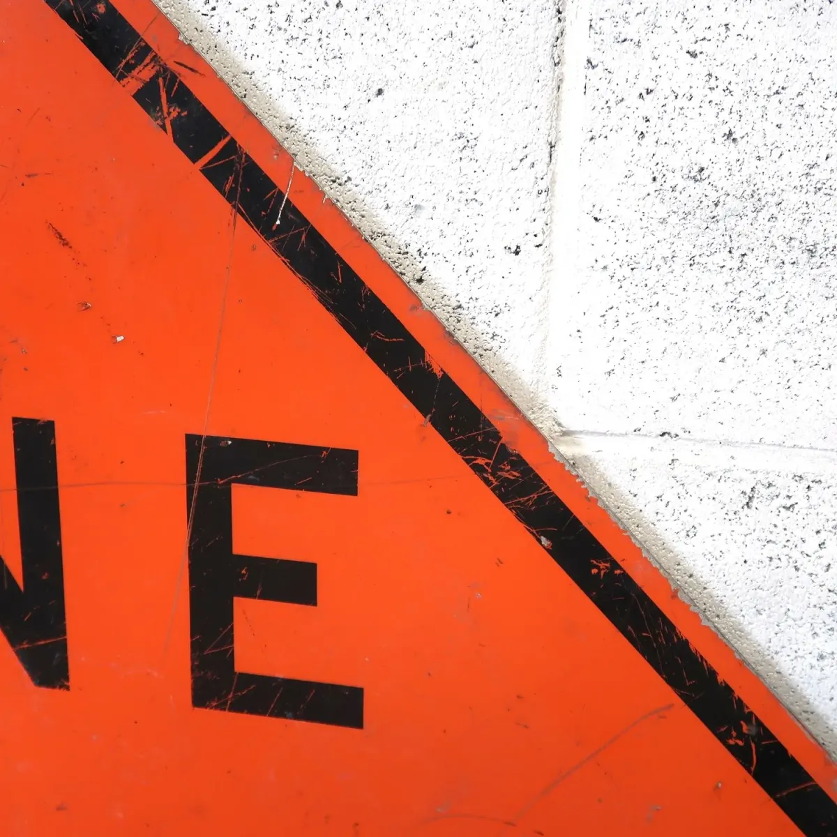 LANE CLOSED ビンテージ 大型ロードサイン