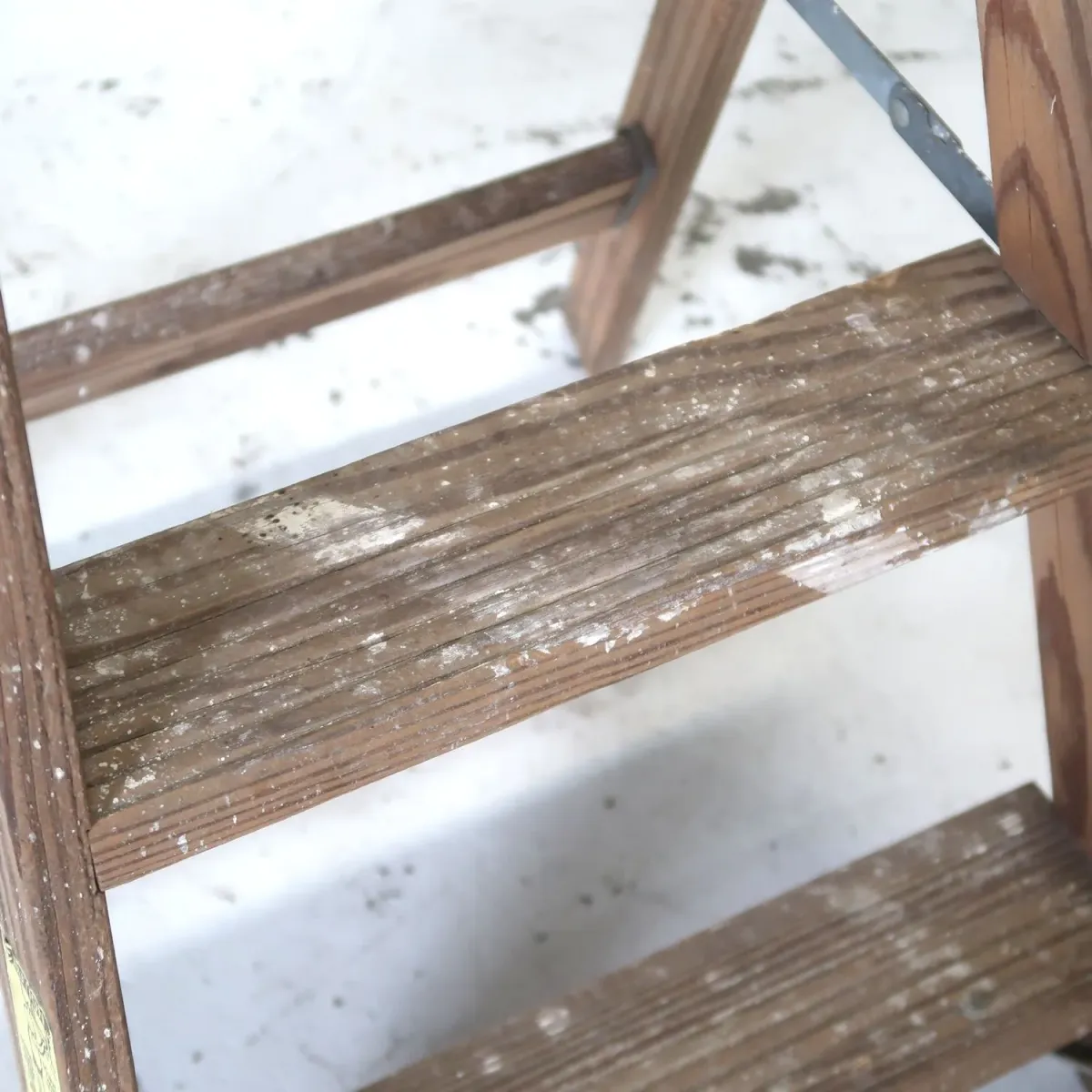 ビンテージ ウッドステップラダー