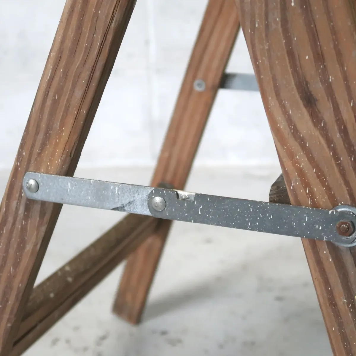 ビンテージ ウッドステップラダー