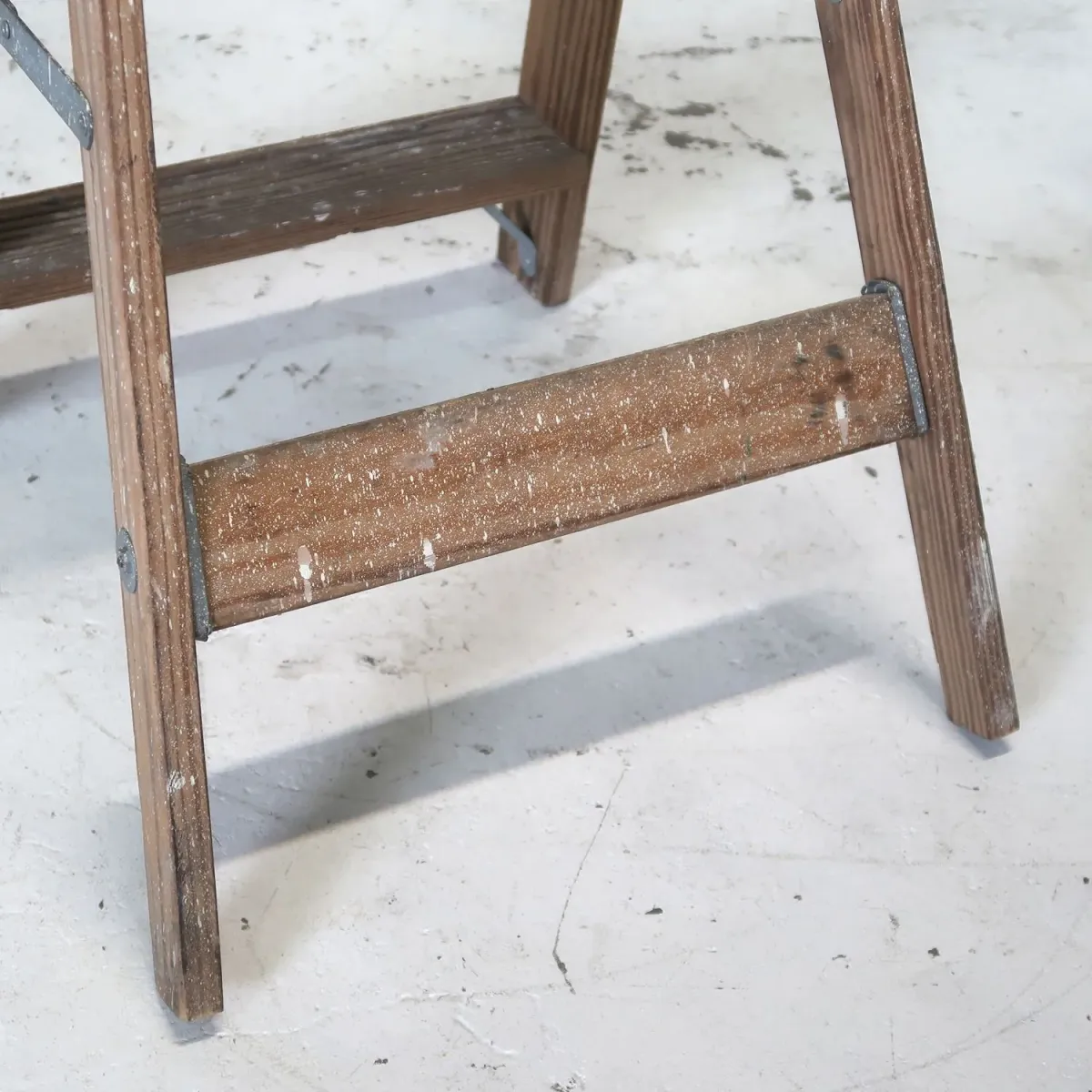 ビンテージ ウッドステップラダー