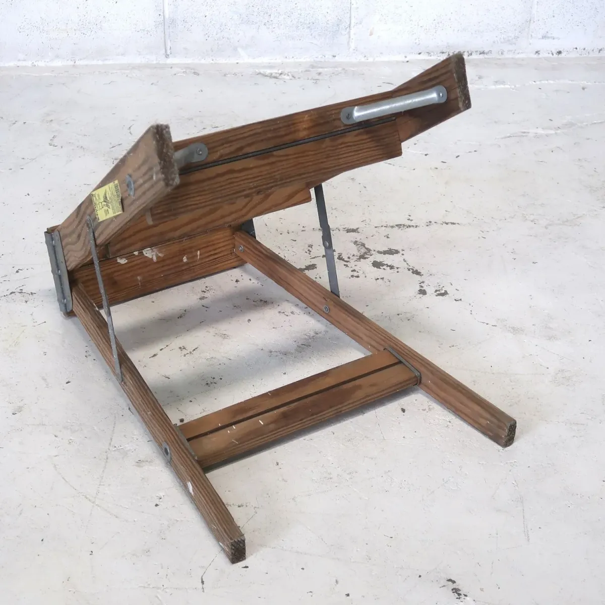 ビンテージ ウッドステップラダー