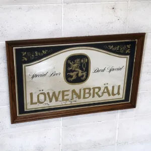 LOWENBRAU ビンテージ 大型パブミラー