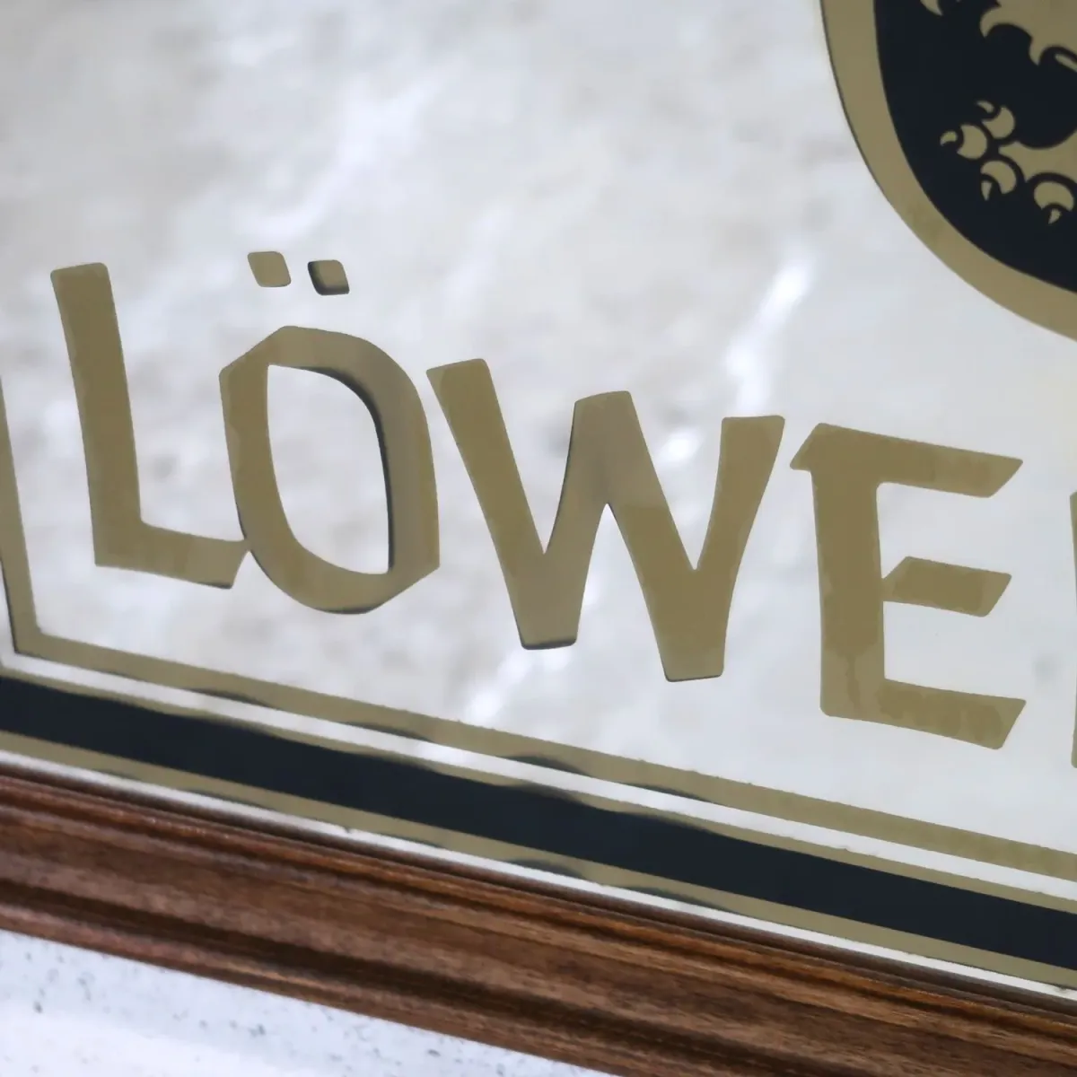 LOWENBRAU ビンテージ 大型パブミラー