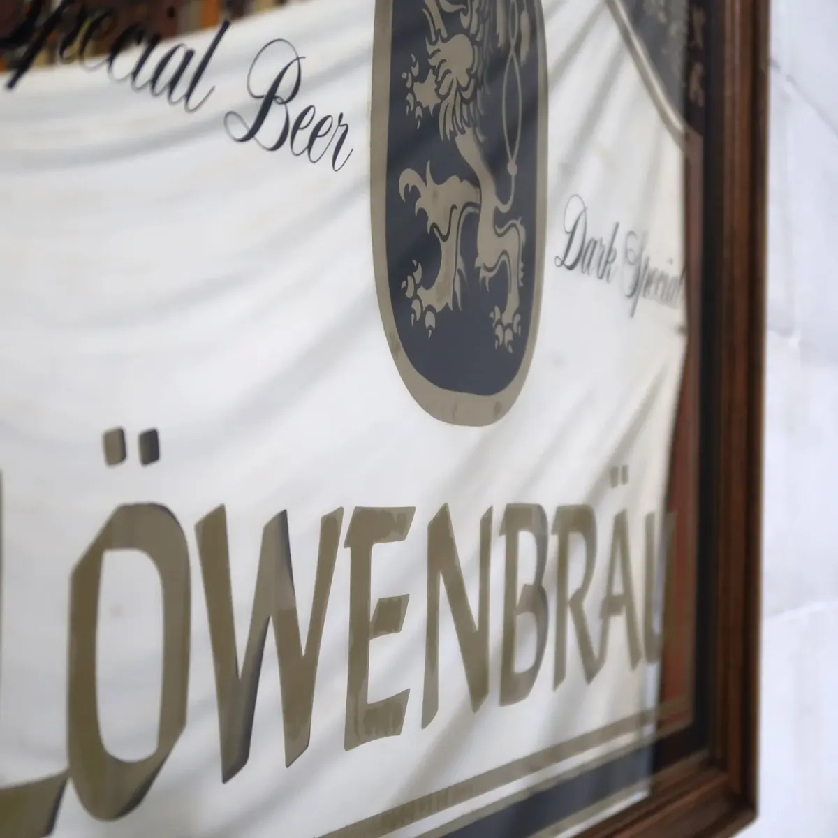 LOWENBRAU ビンテージ 大型パブミラー