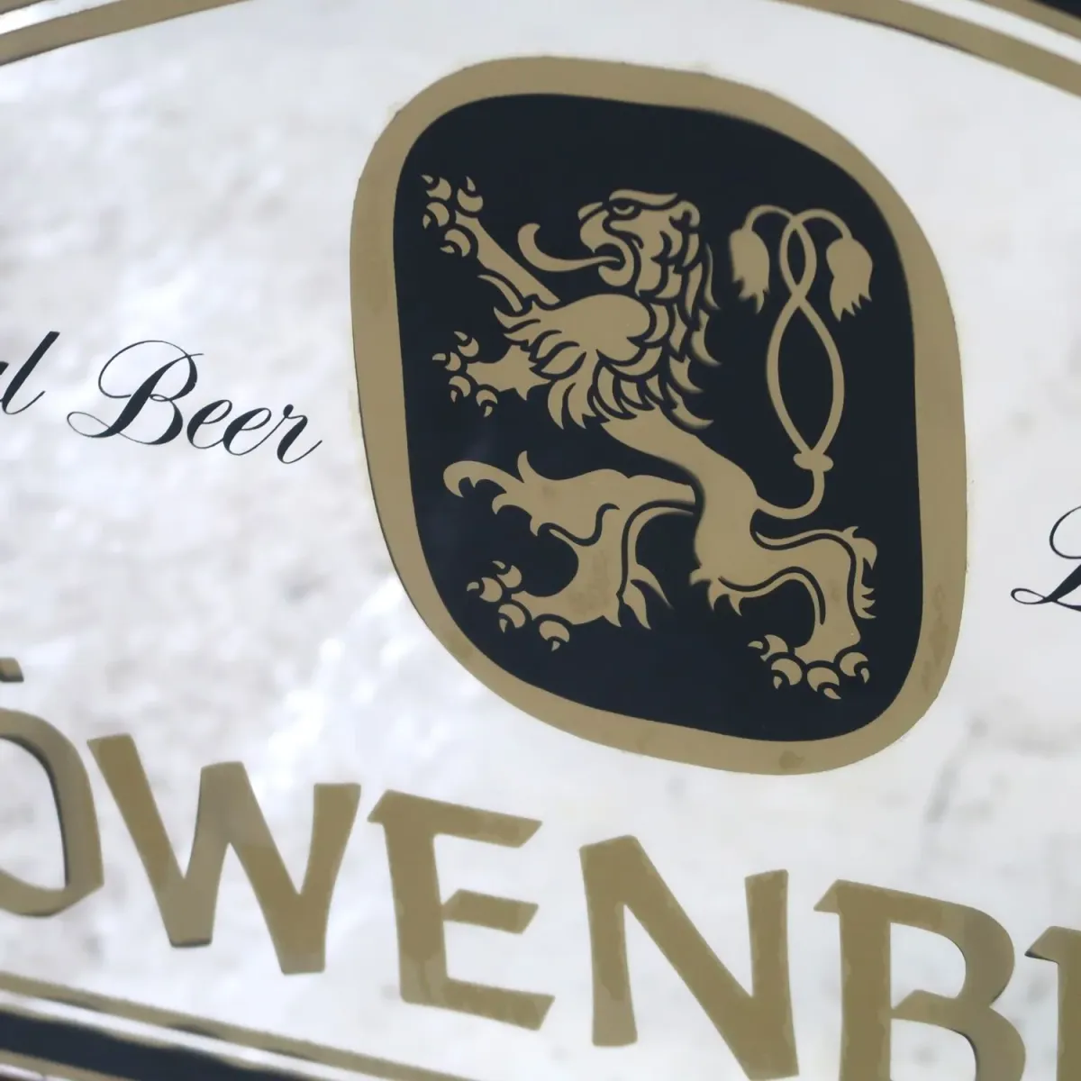 LOWENBRAU ビンテージ 大型パブミラー