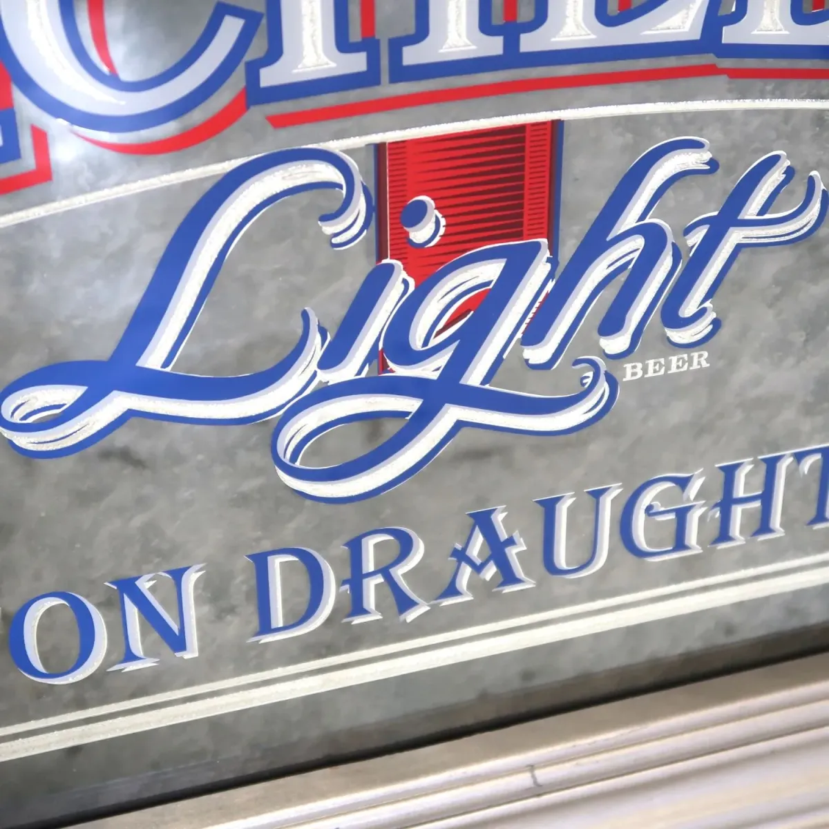 MICHELOB Light ビンテージ 大型パブミラー