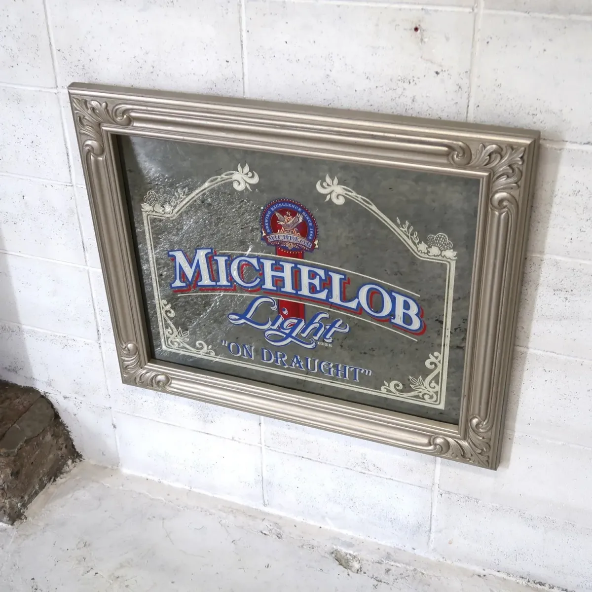 MICHELOB Light ビンテージ 大型パブミラー