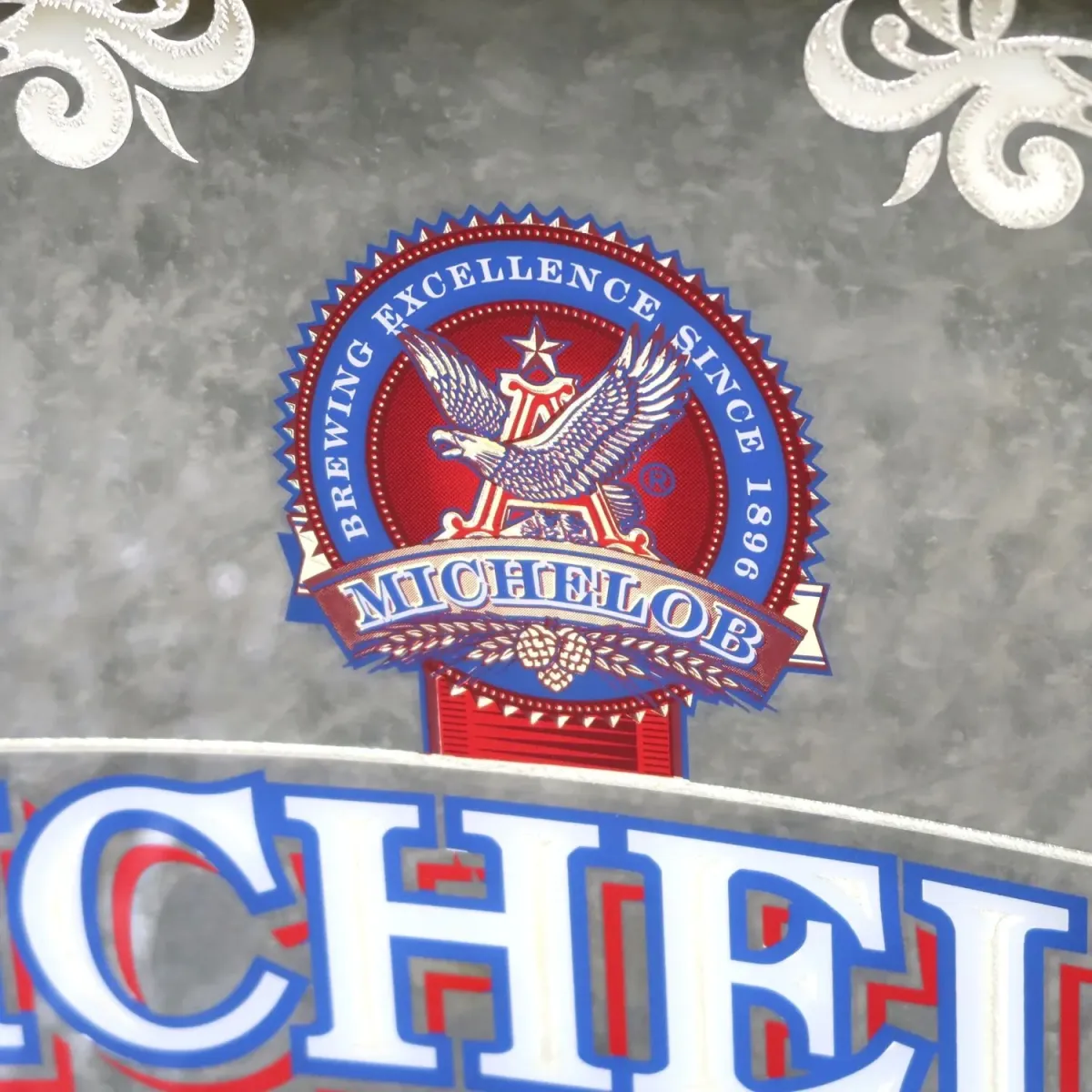 MICHELOB Light ビンテージ 大型パブミラー