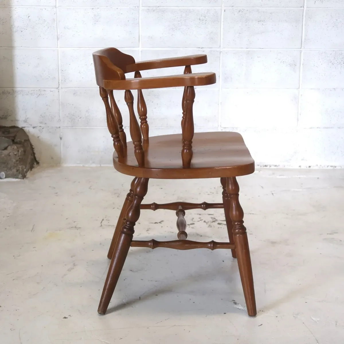 アンティーク ウッド キャプテンチェア