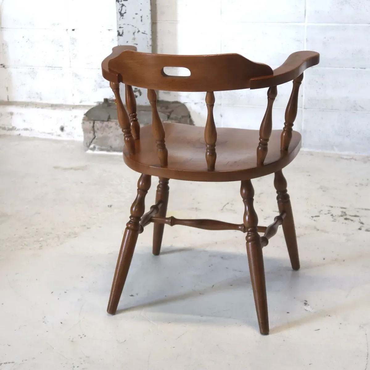 アンティーク ウッド キャプテンチェア