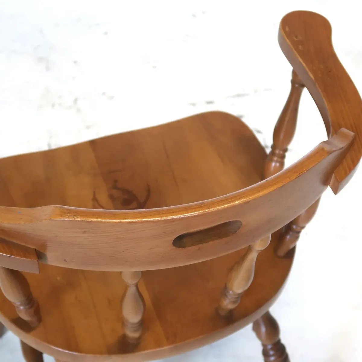 アンティーク ウッド キャプテンチェア