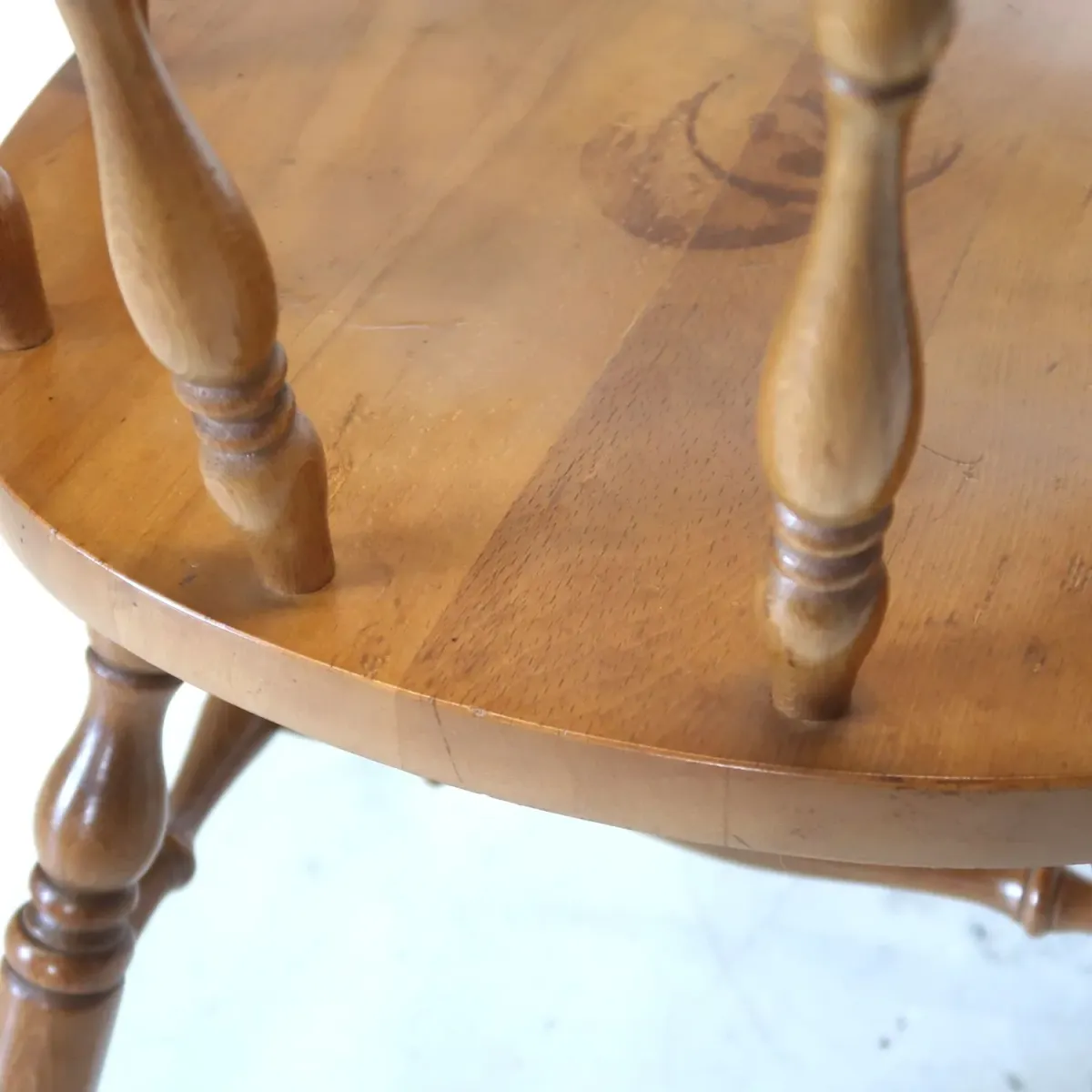 アンティーク ウッド キャプテンチェア