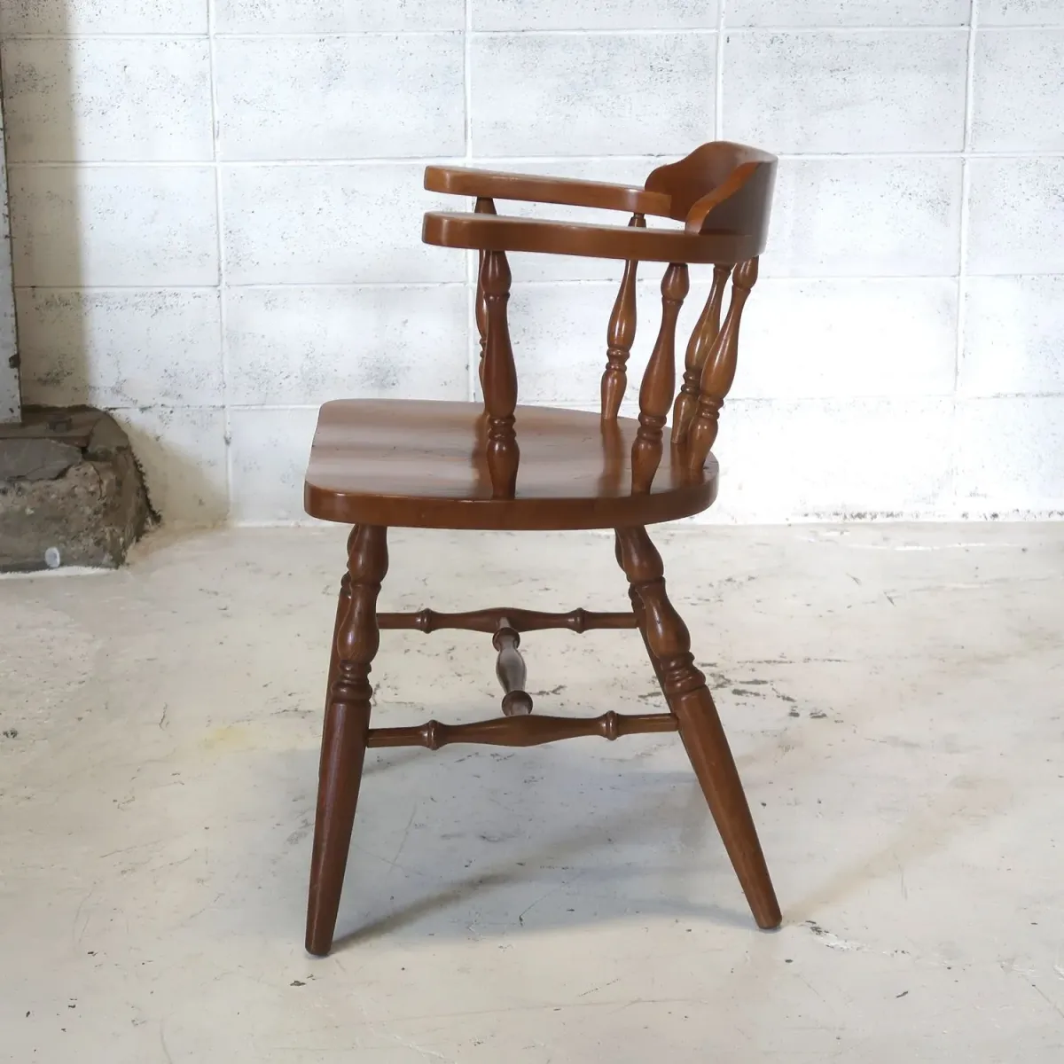 アンティーク ウッド キャプテンチェア