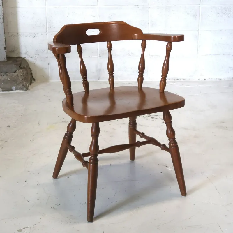 アンティーク ウッド キャプテンチェア