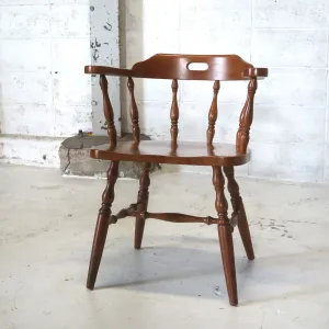 アンティーク ウッド キャプテンチェア