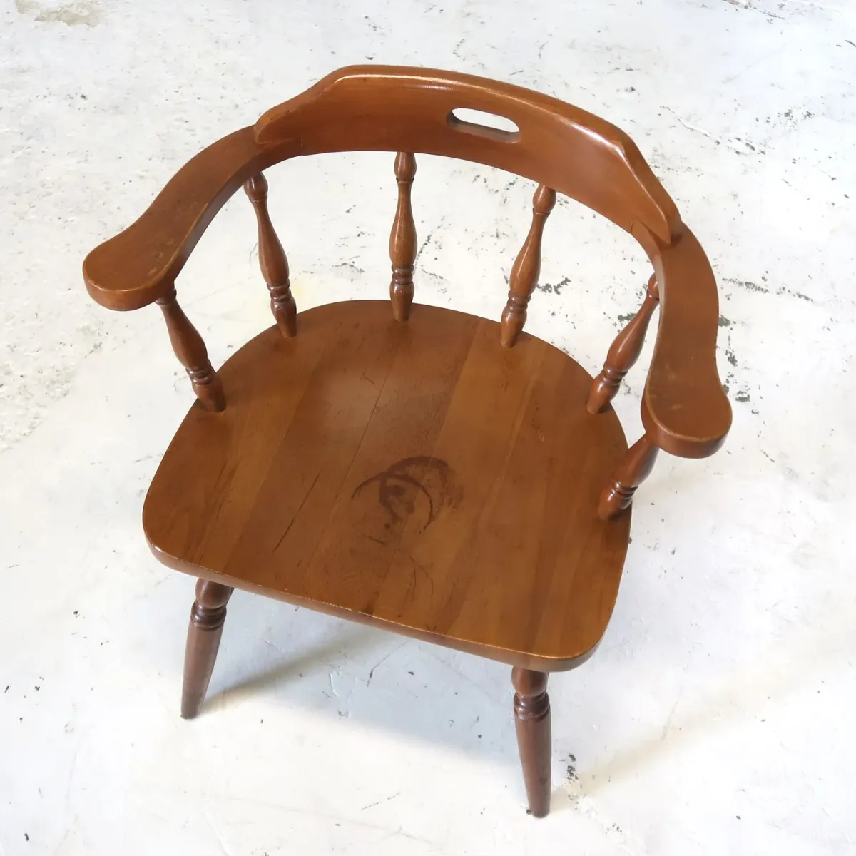 アンティーク ウッド キャプテンチェア