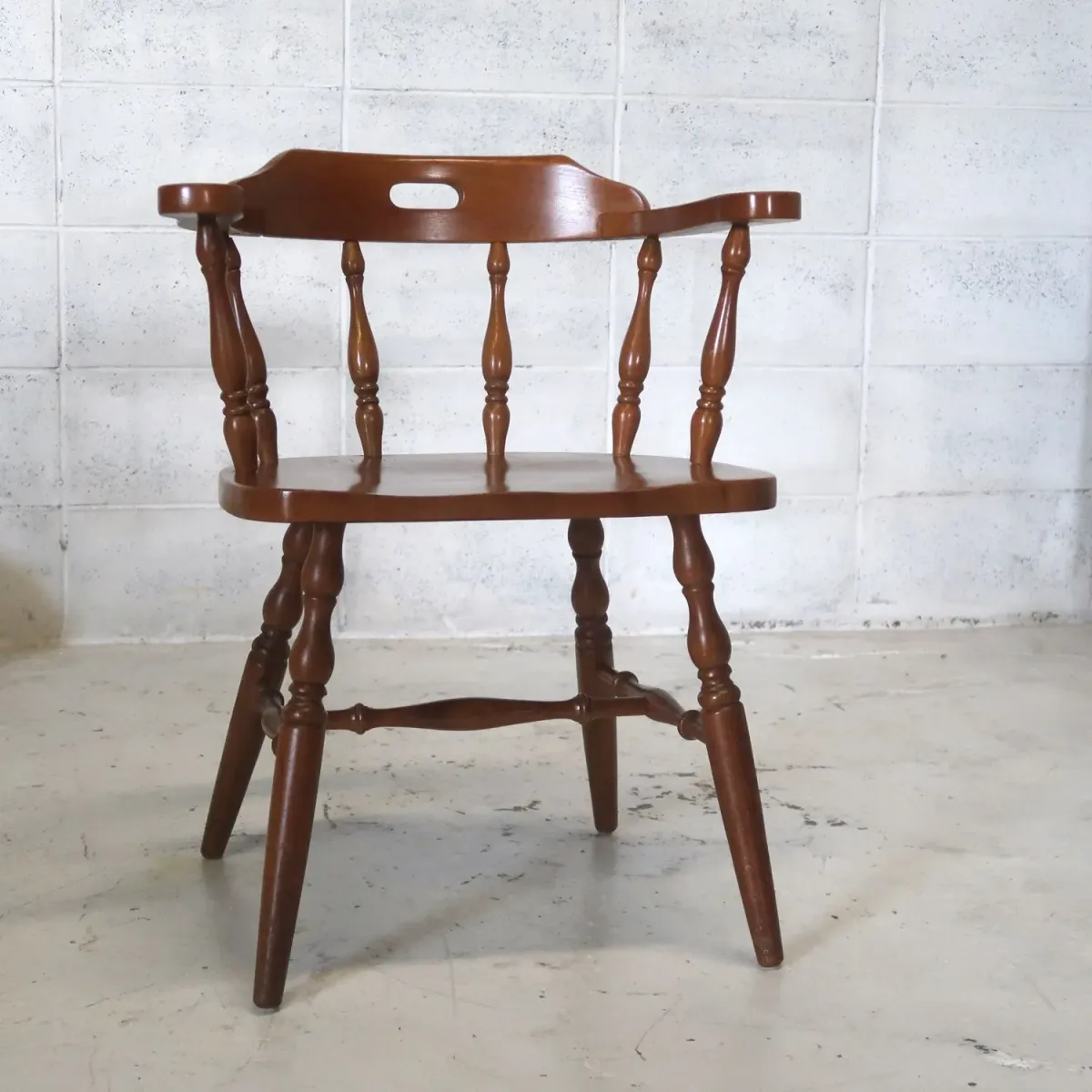 アンティーク ウッド キャプテンチェア