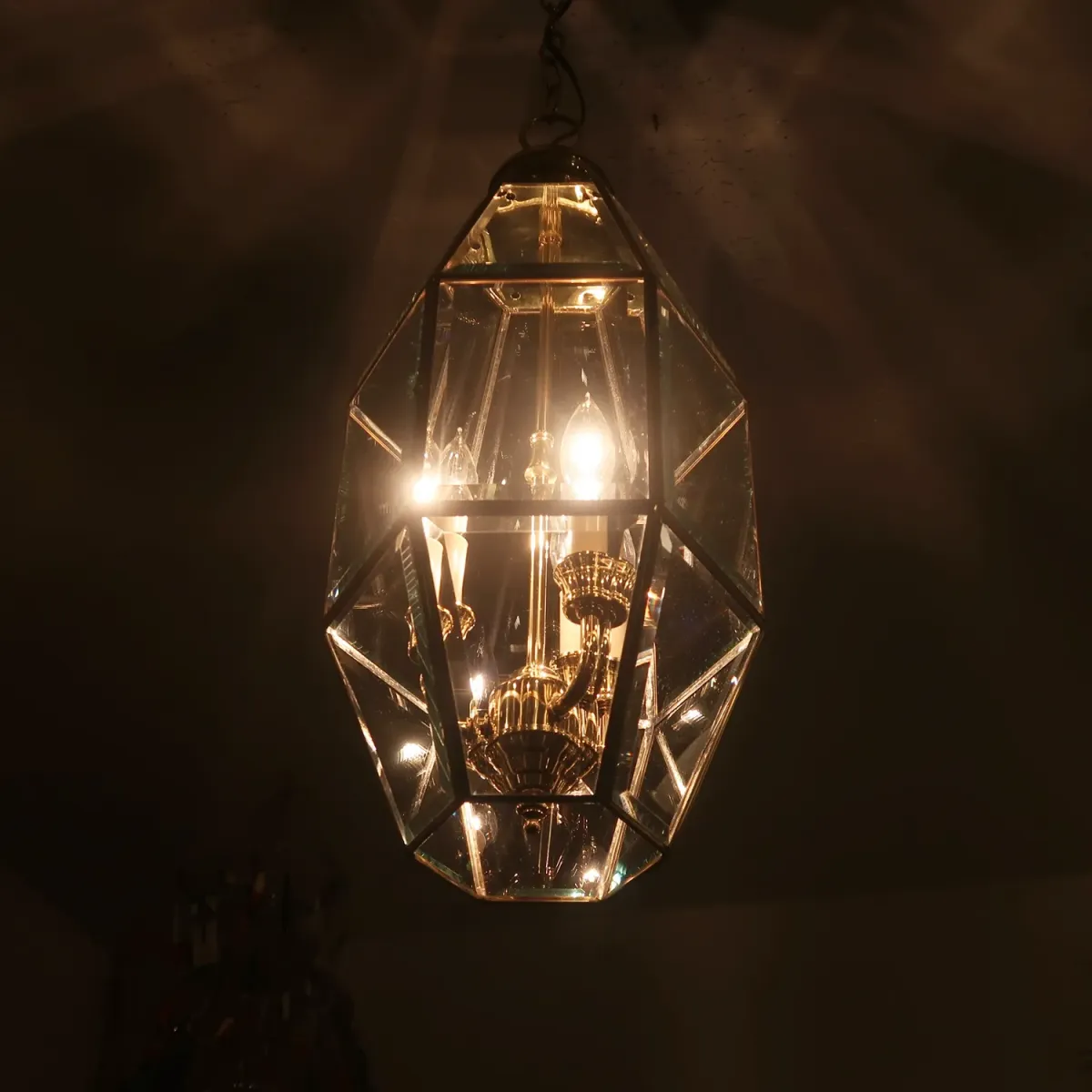 ステンドグラス キャンドルランプ 3灯