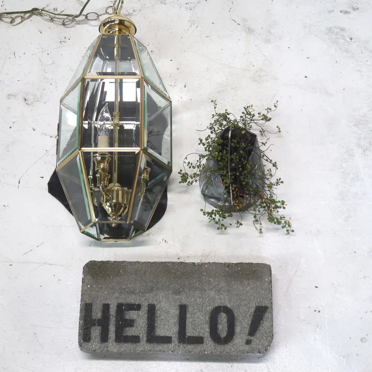 ステンドグラス キャンドルランプ 3灯