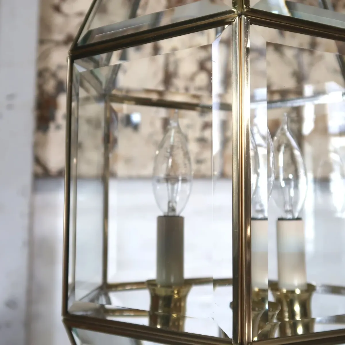 ステンドグラス キャンドルランプ 3灯