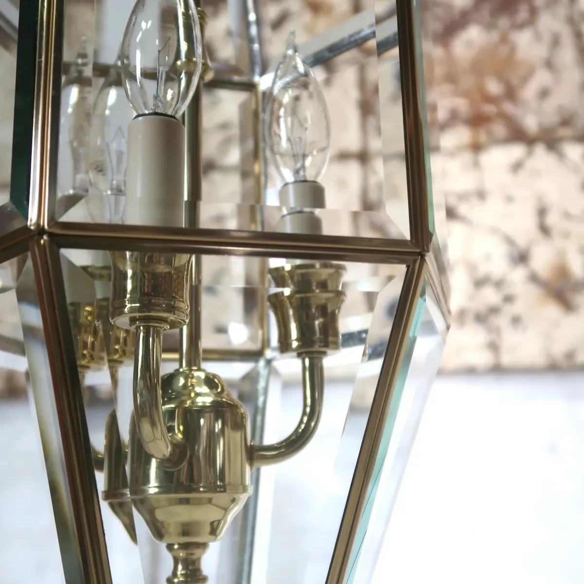 ステンドグラス キャンドルランプ 3灯