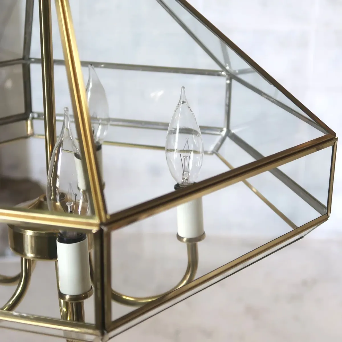 ステンドグラス キャンドルランプ 5灯