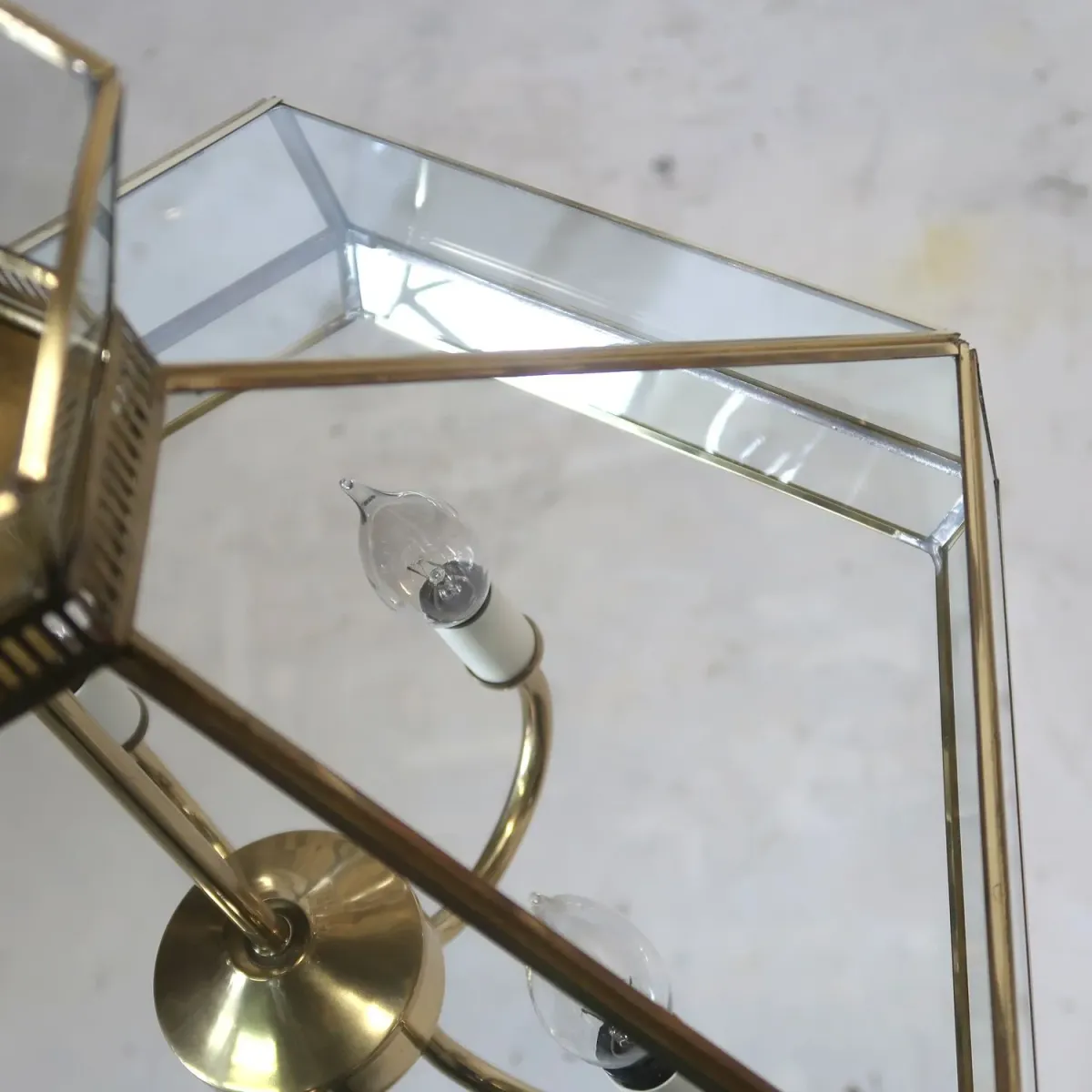 ステンドグラス キャンドルランプ 5灯