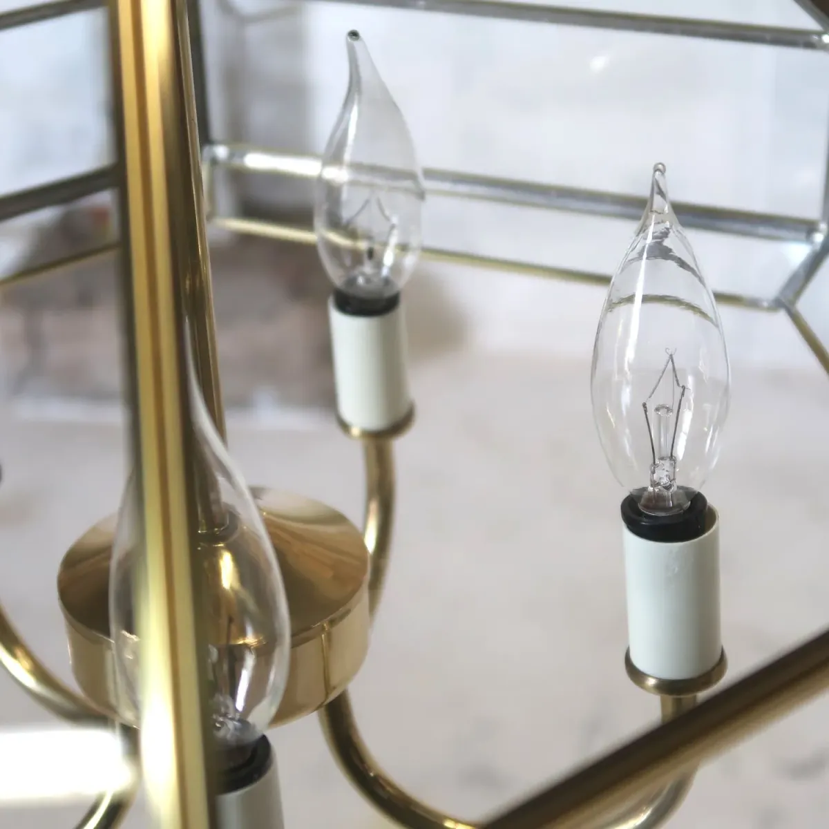 ステンドグラス キャンドルランプ 5灯