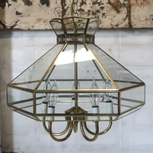 ステンドグラス キャンドルランプ 5灯