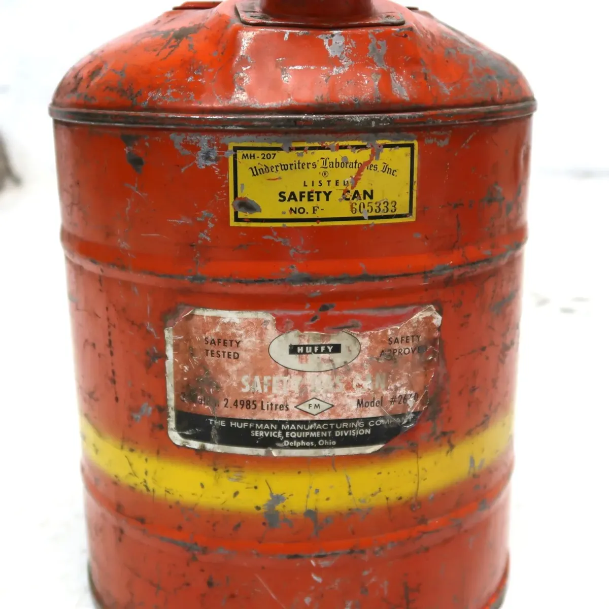 JUSTRITE ビンテージ セーフティカン