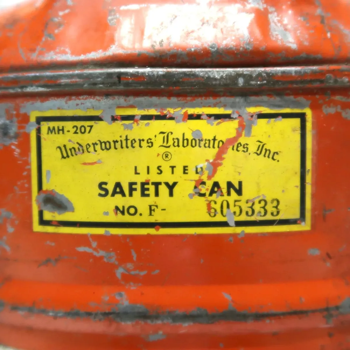 JUSTRITE ビンテージ セーフティカン