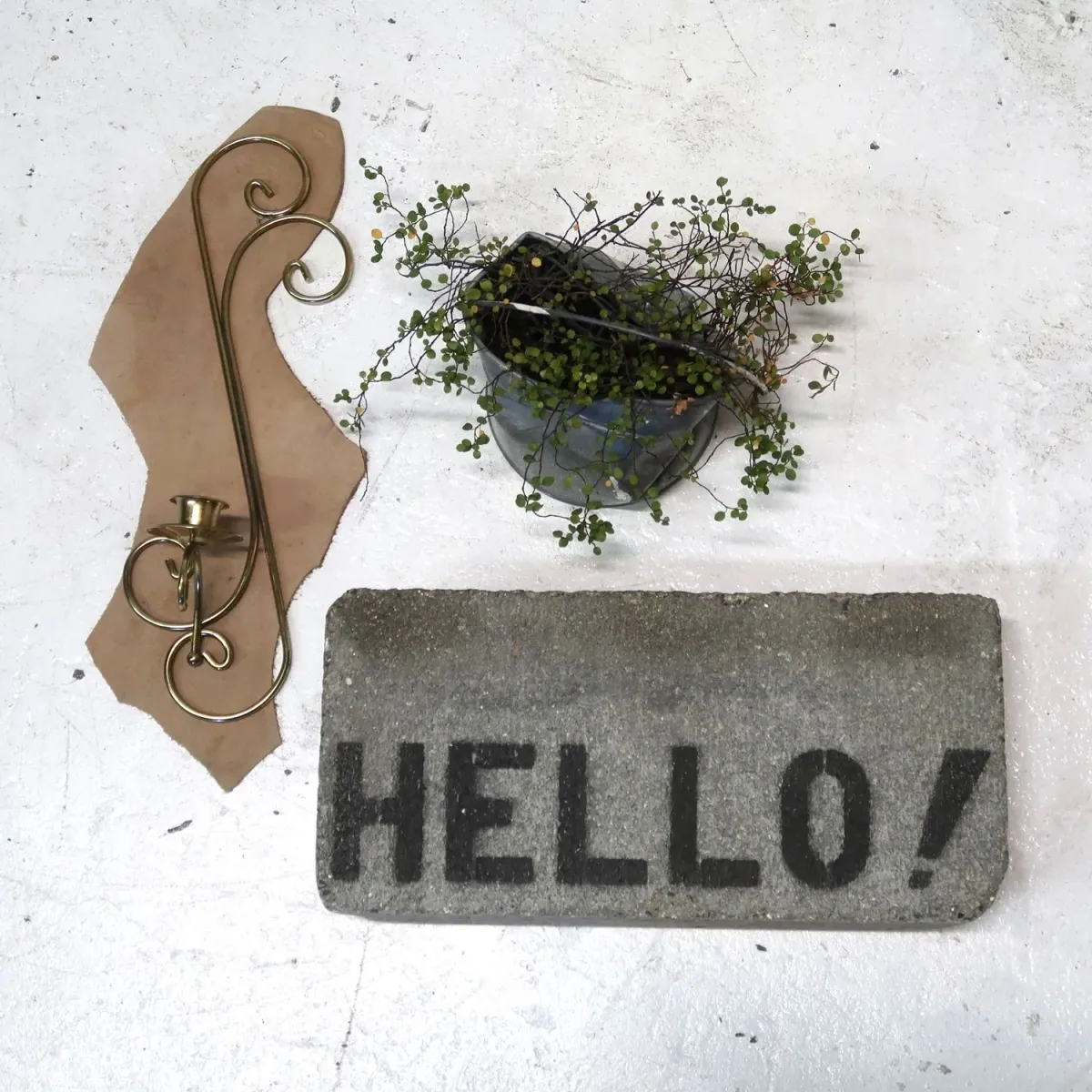 ビンテージ キャンドルホルダー 壁掛け