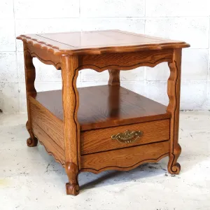 アンティーク サイドテーブル オーク