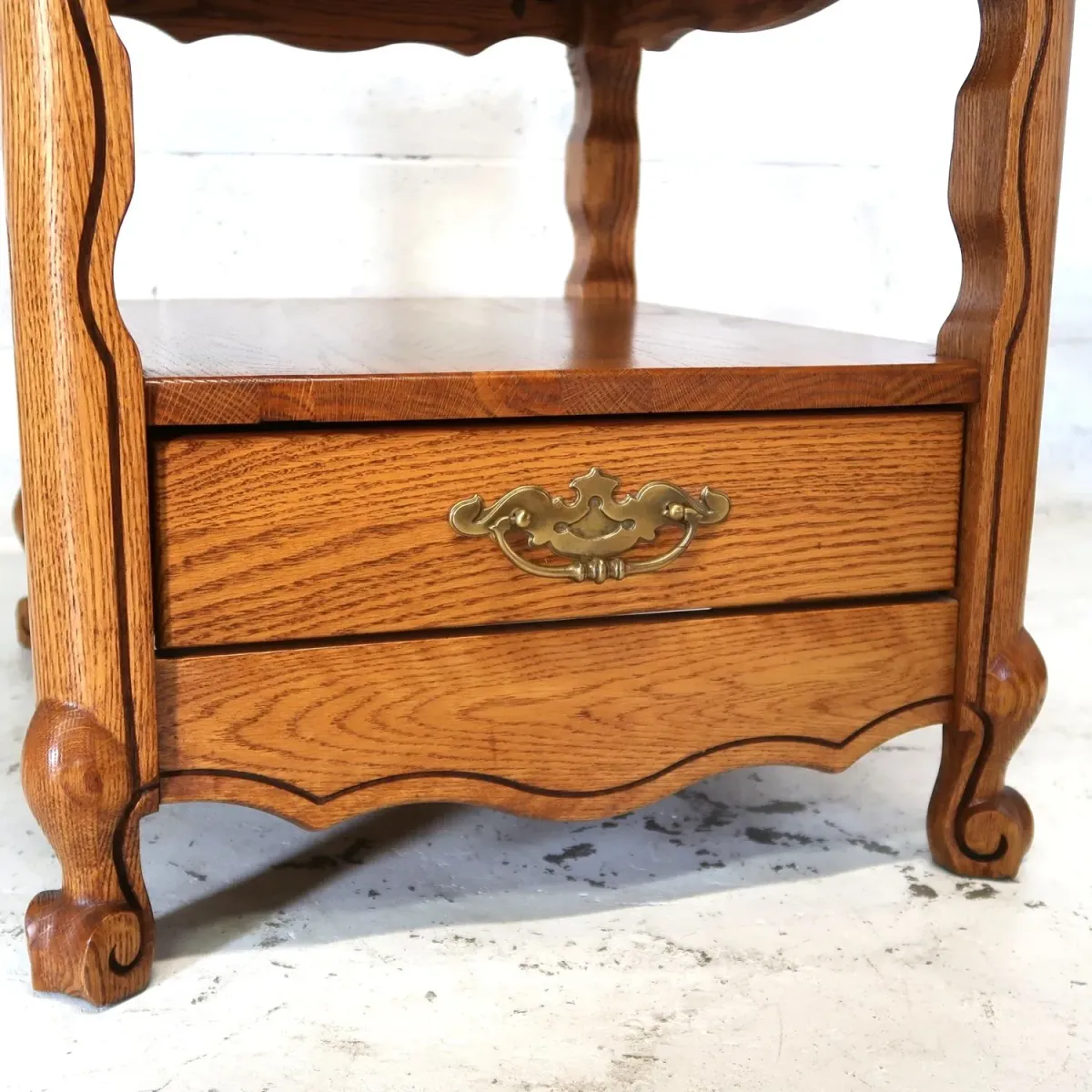 アンティーク サイドテーブル オーク