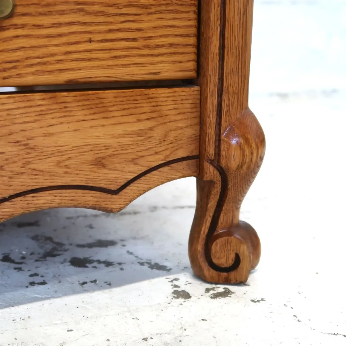 アンティーク サイドテーブル オーク