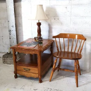 アンティーク サイドテーブル オーク