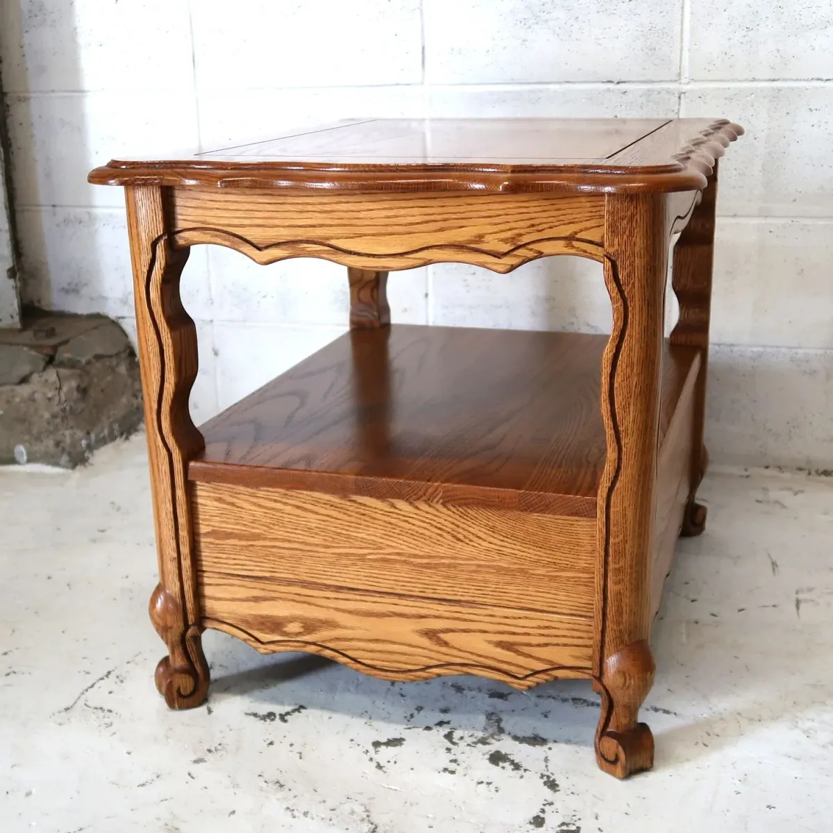 アンティーク サイドテーブル オーク