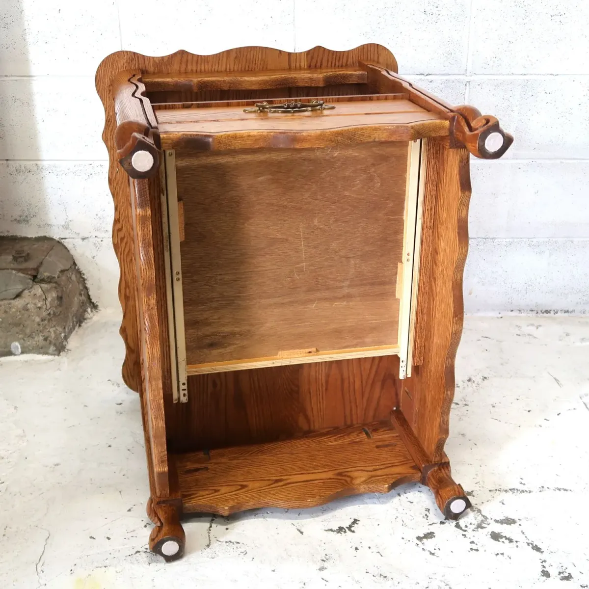 アンティーク サイドテーブル オーク