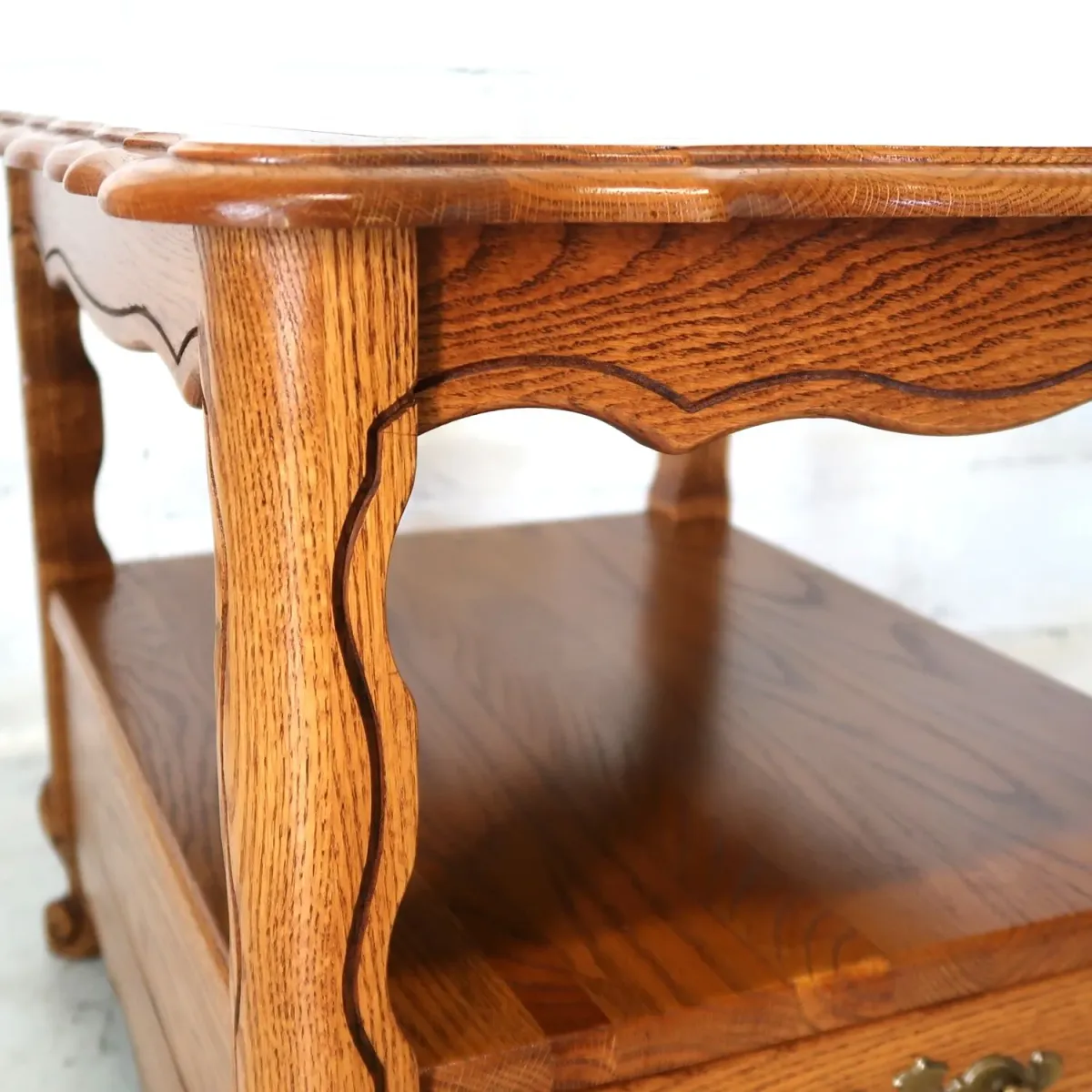 アンティーク サイドテーブル オーク