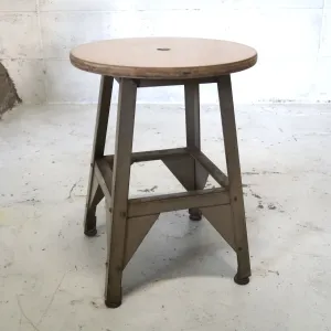 ビンテージ ウッド×アイアン スツール