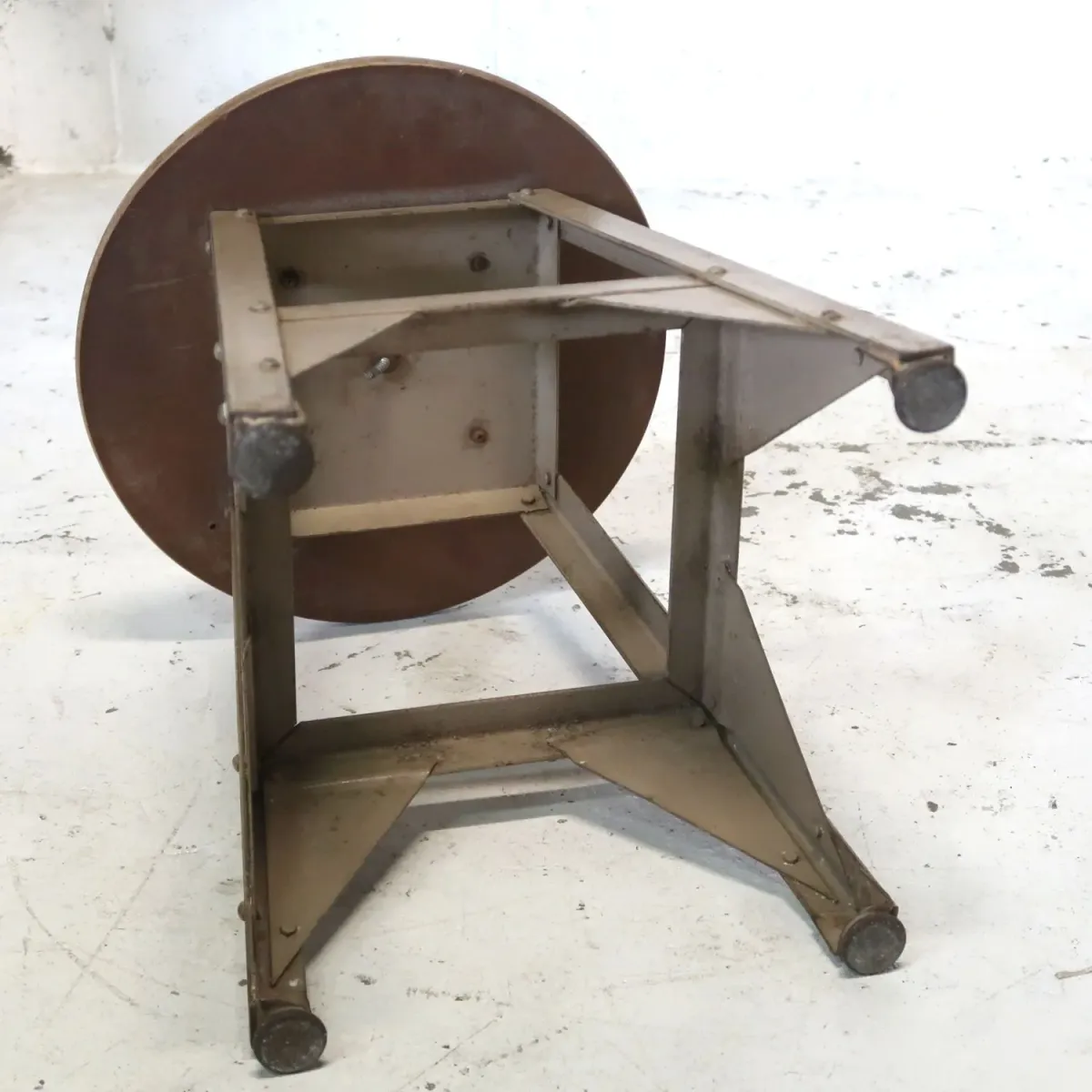 ビンテージ ウッド×アイアン スツール