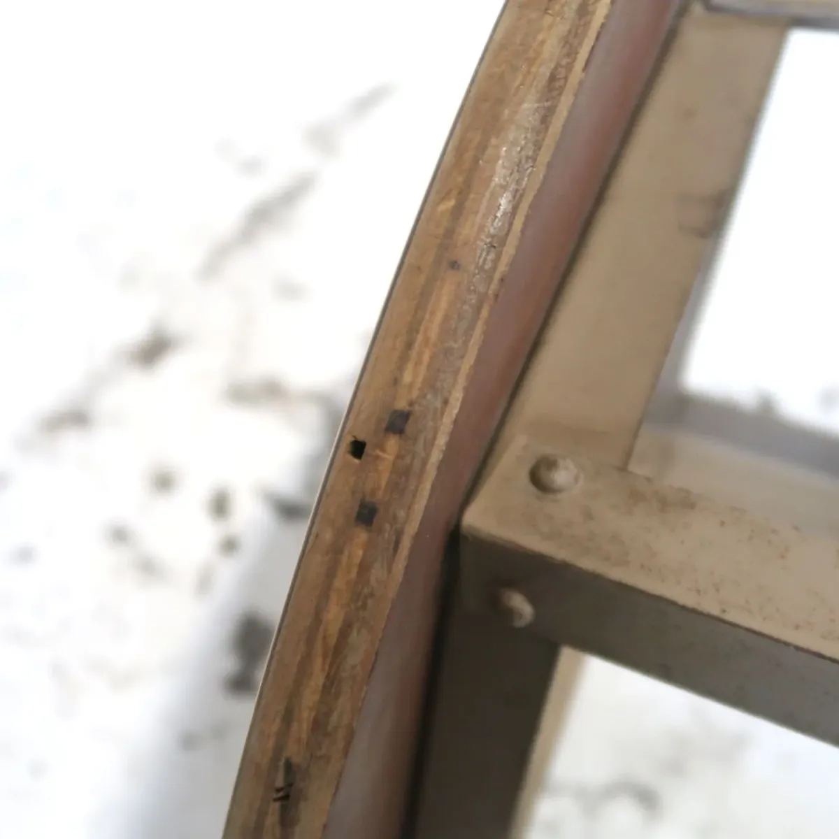 ビンテージ ウッド×アイアン スツール