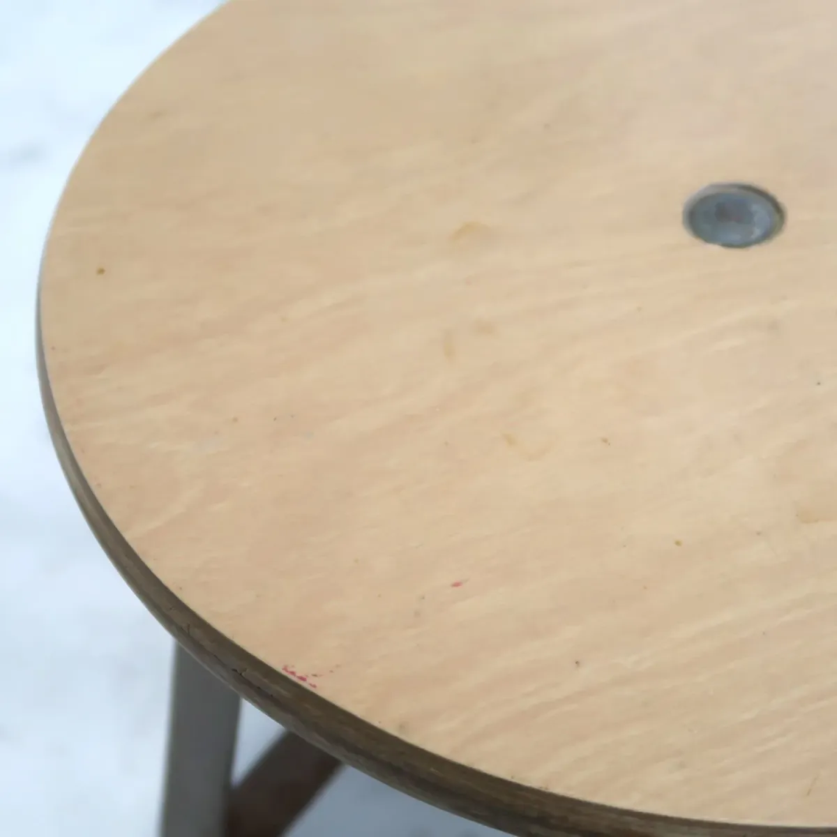 ビンテージ ウッド×アイアン スツール