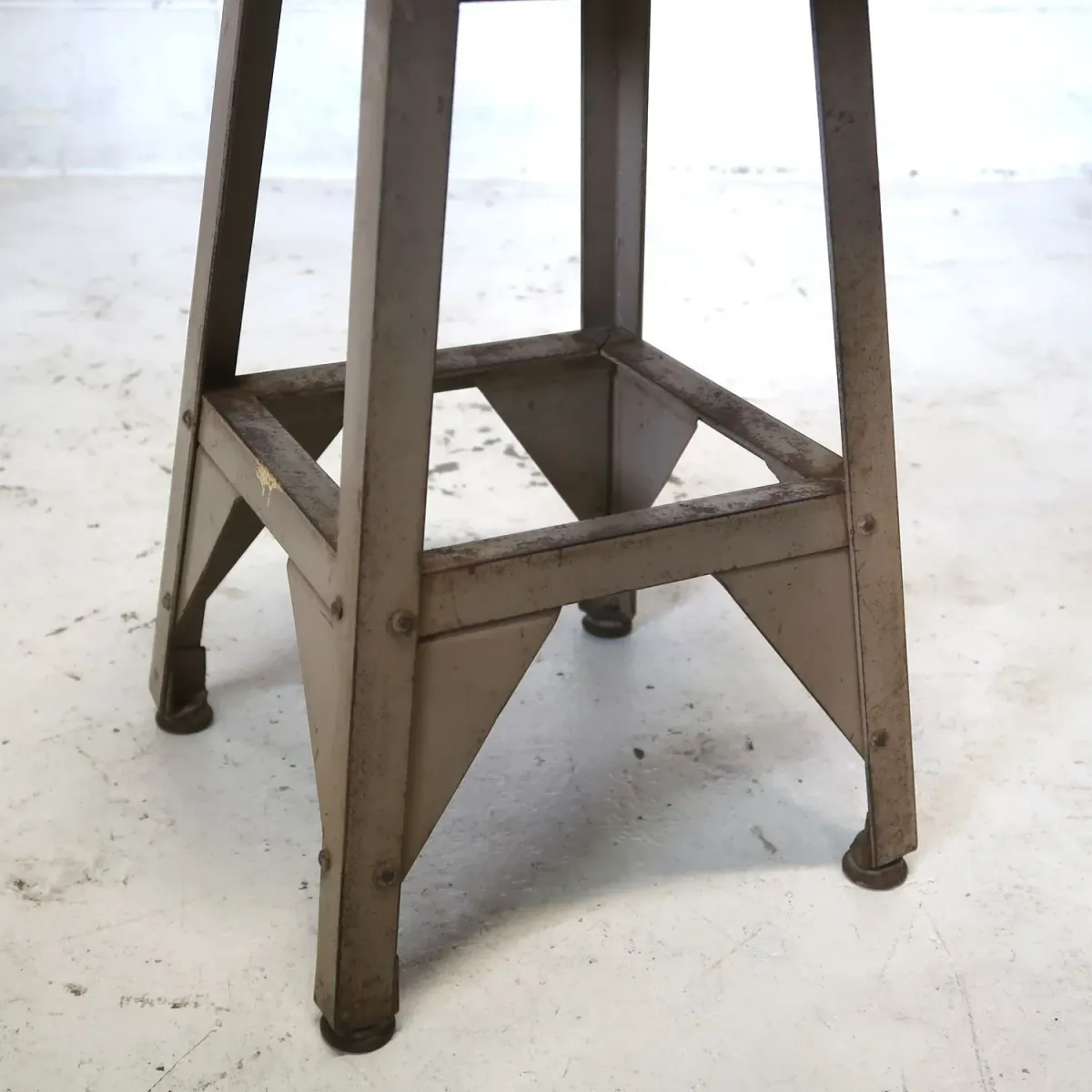 ビンテージ ウッド×アイアン スツール