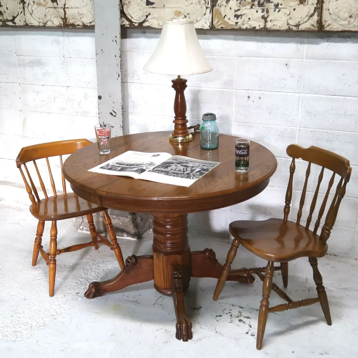 アンティーク ダイニングテーブル オーク