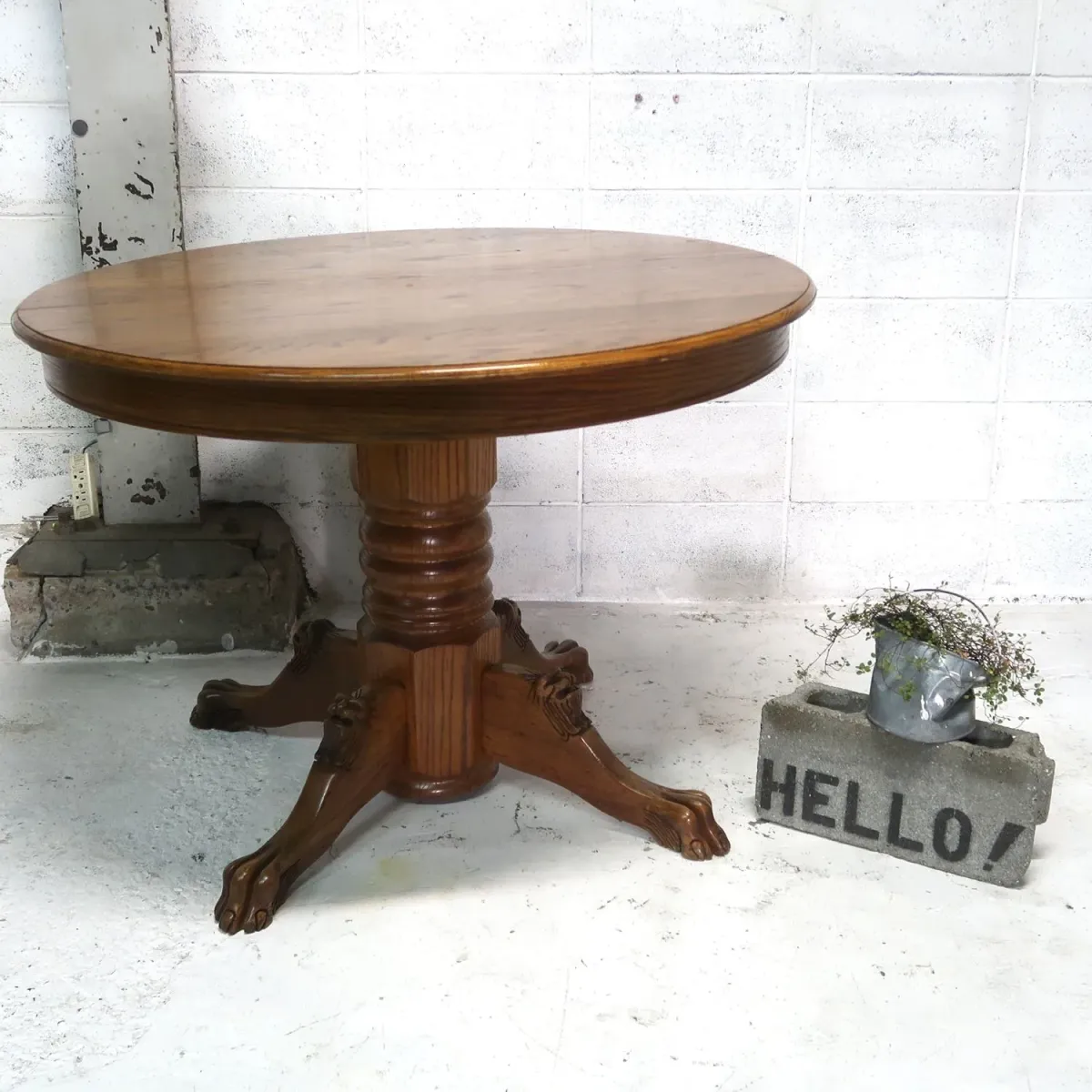 アンティーク ダイニングテーブル オーク