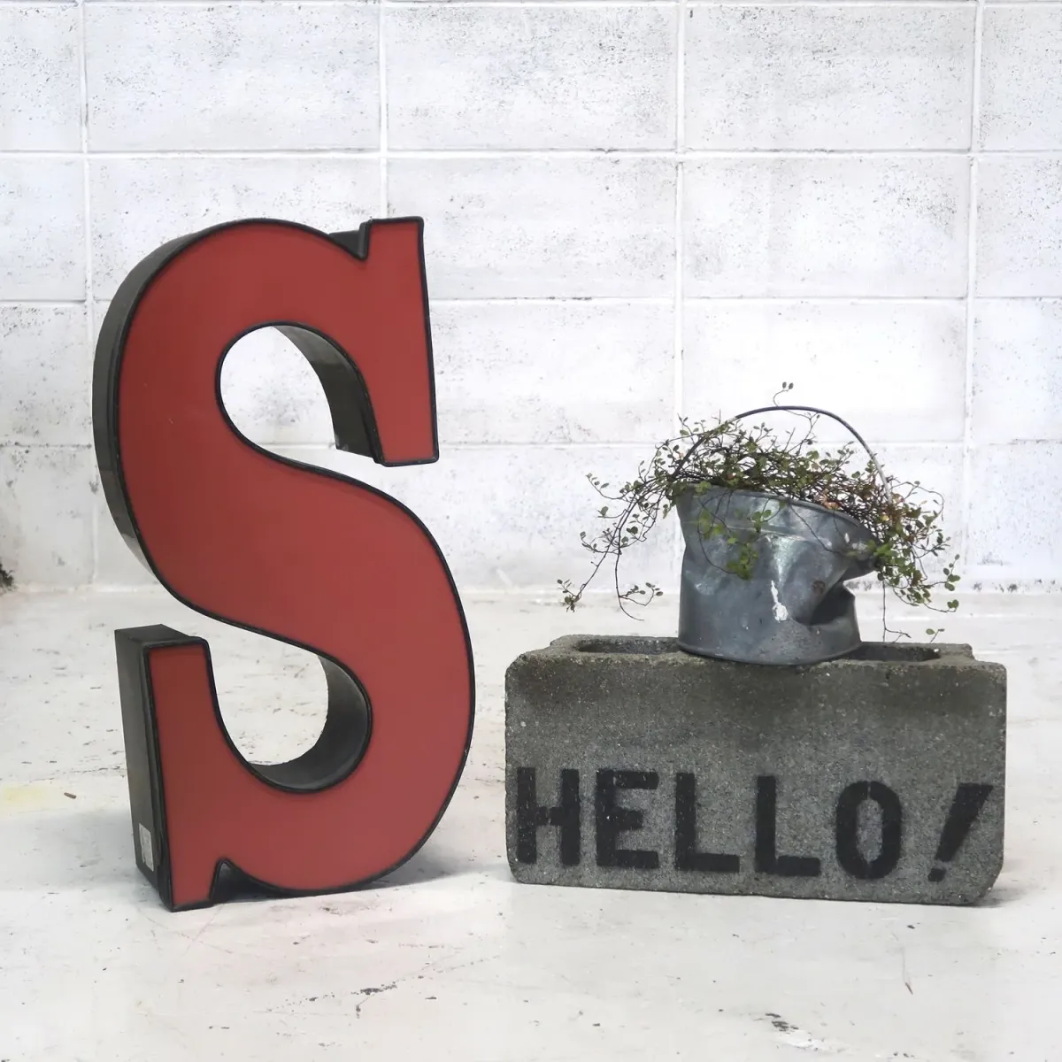 ビンテージ レターサイン S