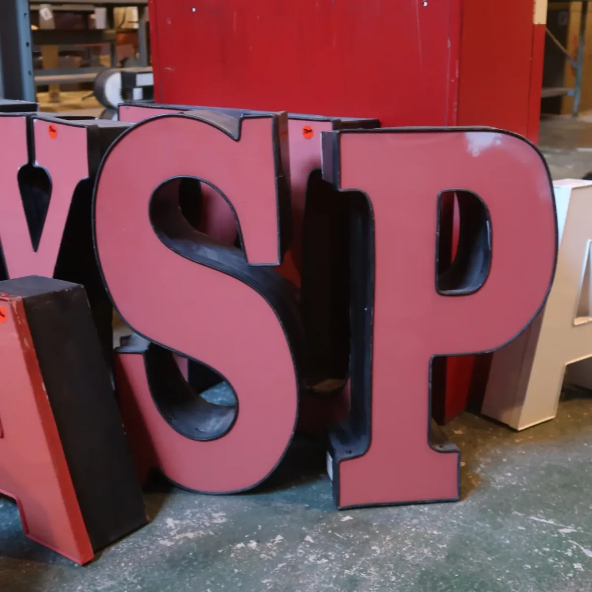 ビンテージ レターサイン S